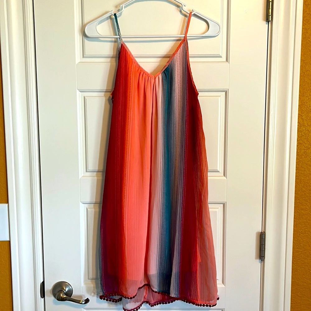 Multi color mini dress